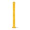 Vestil Steel Bolt On Tubular Guard Rail Post 2 Ribbed 60 In. Length Yellow GR-H2R-BO-TP60-YL - alternate 5
